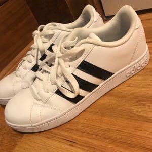 Adidas white neo baseline shoes
